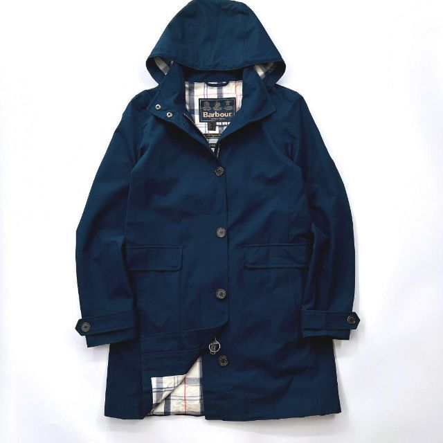 希少】barbour バブアー コート マウンテンパーカー ロング丈 ネイビー