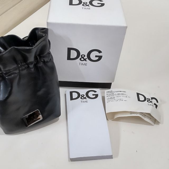 D&G(ディーアンドジー)のD&G ドルガバ　ジャンク　腕時計　クロノグラフ　電池切れ　JJ33 メンズの時計(レザーベルト)の商品写真