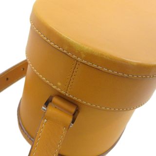 【中古】 JIL SANDER ジルサンダー ボックス ショルダーバッグ マスタード gy