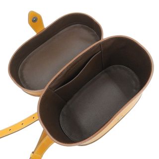 【中古】 JIL SANDER ジルサンダー ボックス ショルダーバッグ マスタード gy