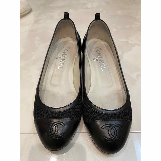 【美品】CHANEL シャネル バレリーナ 35.5