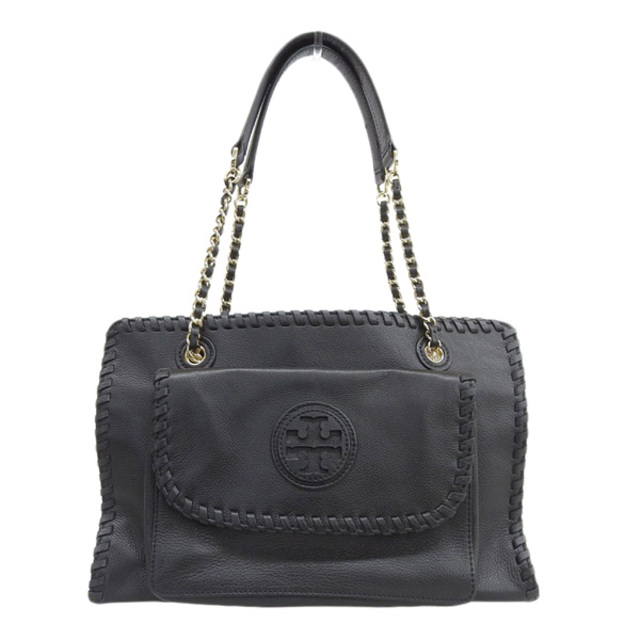 TORY BURCH トリーバーチ ロゴ チェーン ショルダーバッグ ブラック gy