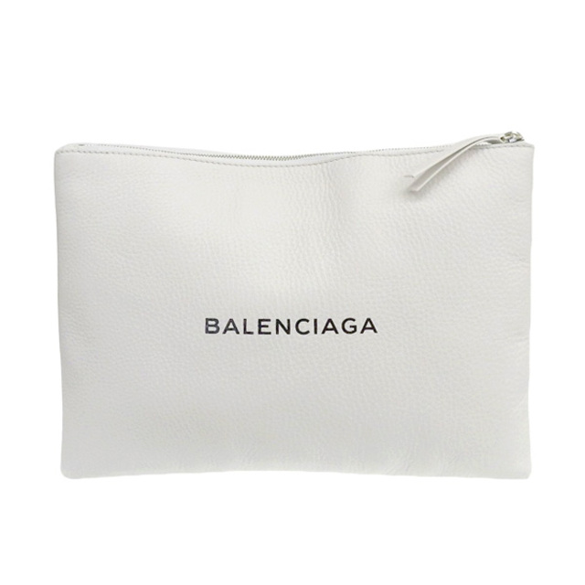 その他型番Balenciaga バレンシアガ ショッピングクリップ M ロゴ クラッチバッグ ホワイト gy