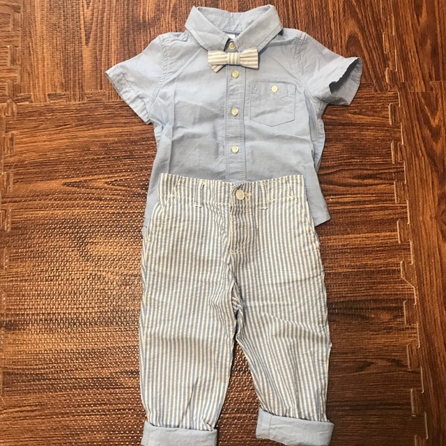 babyGAP(ベビーギャップ)の美品　baby GAP セットアップ　12-18M キッズ/ベビー/マタニティのベビー服(~85cm)(シャツ/カットソー)の商品写真