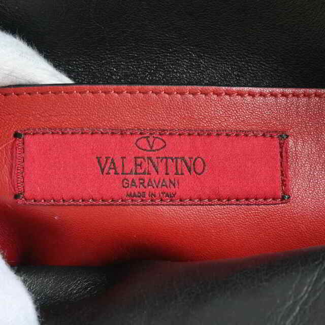 VALENTINO ヴァレンティノ ロックスタッズ 2WAY ミニ バックパック リュ
ックサック ブラック
