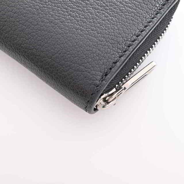 【中古】 BURBERRY バーバリー ラウンドファスナー チェーン付 コインケース ブラック