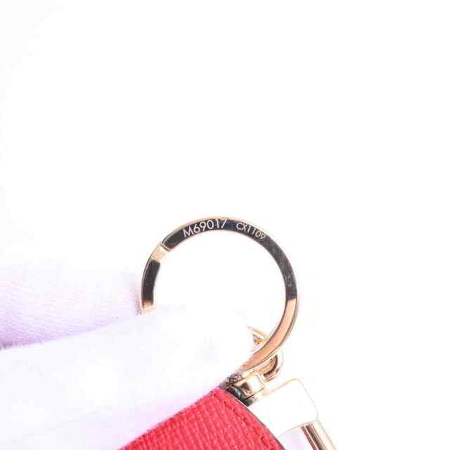 LOUIS VUITTON ルイヴィトン モノグラム デニム ポルトクレ キーリング