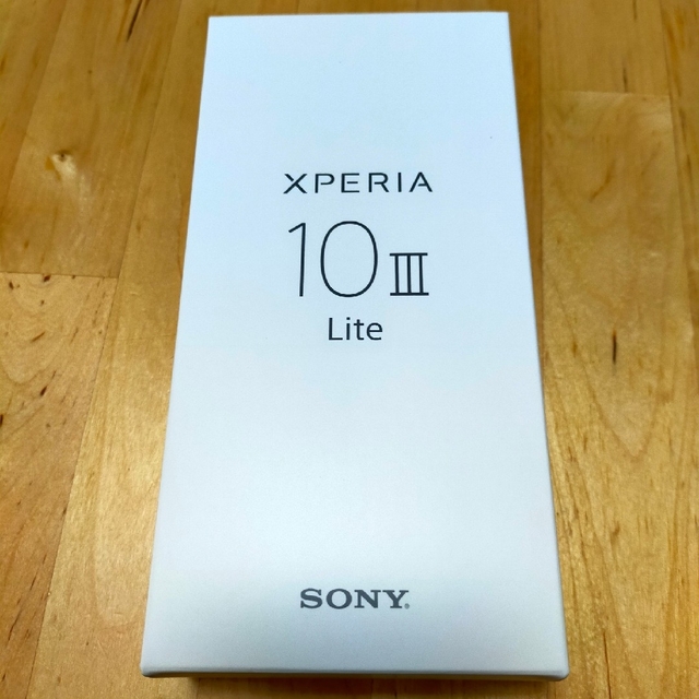 Xperia(エクスペリア)の12月1日購入 Xperia 10 III lite 64GB ブラック SIM スマホ/家電/カメラのスマートフォン/携帯電話(スマートフォン本体)の商品写真