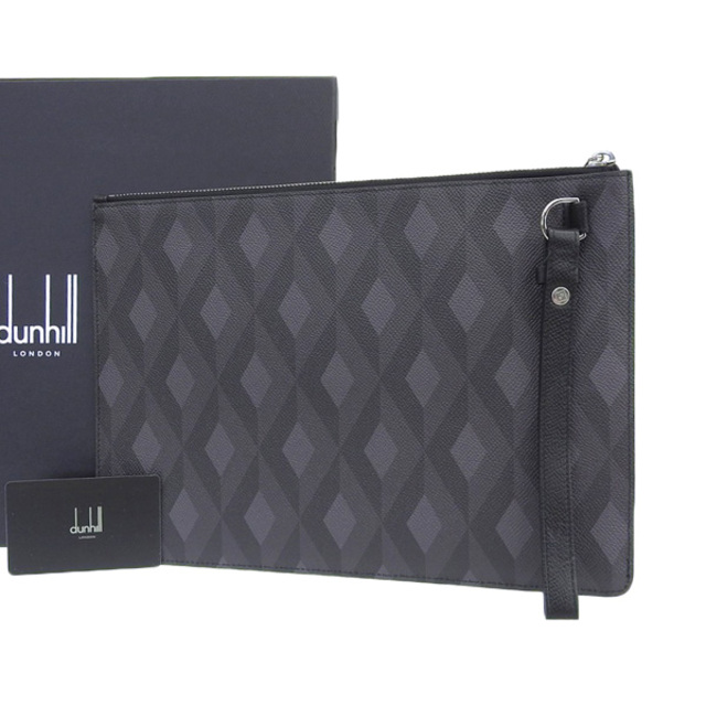 Dunhill ダンヒル カドガン エンジンターン クラッチバッグ