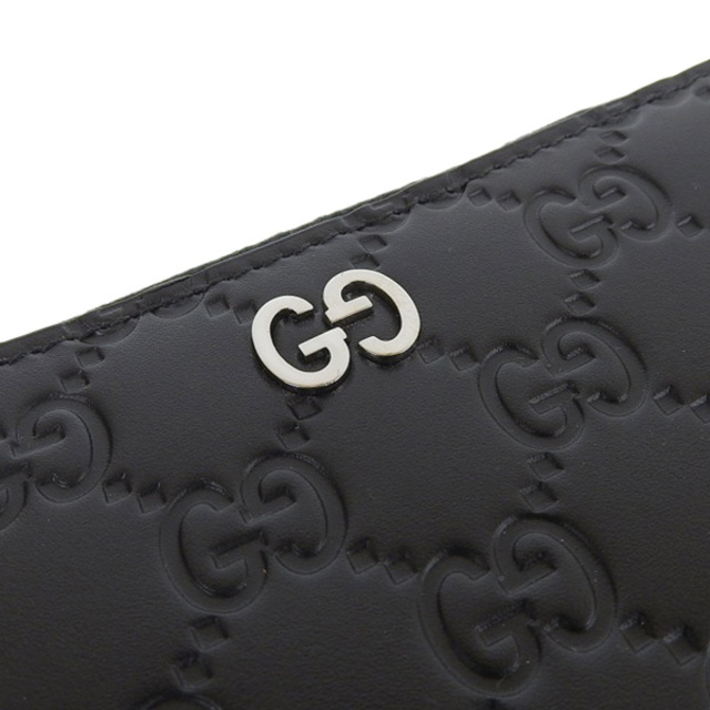【中古】 Gucci グッチ グッチシマ ジップアラウンド 長財布 ブラック gy 【中古】 Gucci グッチ グッチシマ ジップアラウンド 長財布 ブラック gy