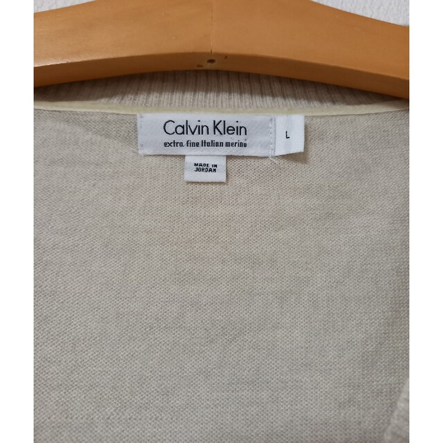 Calvin Klein(カルバンクライン)のカルバンクライン Vネック セーター メリノウール 100% レディースのトップス(ニット/セーター)の商品写真