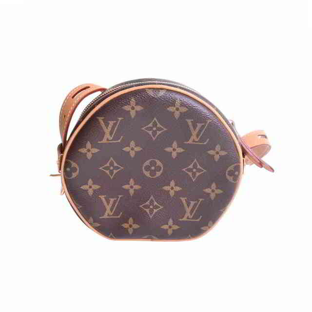 LOUIS VUITTON ルイヴィトン モノグラム ポワット シャポー スープルPM ショルダーバッグ ブラウン PVC