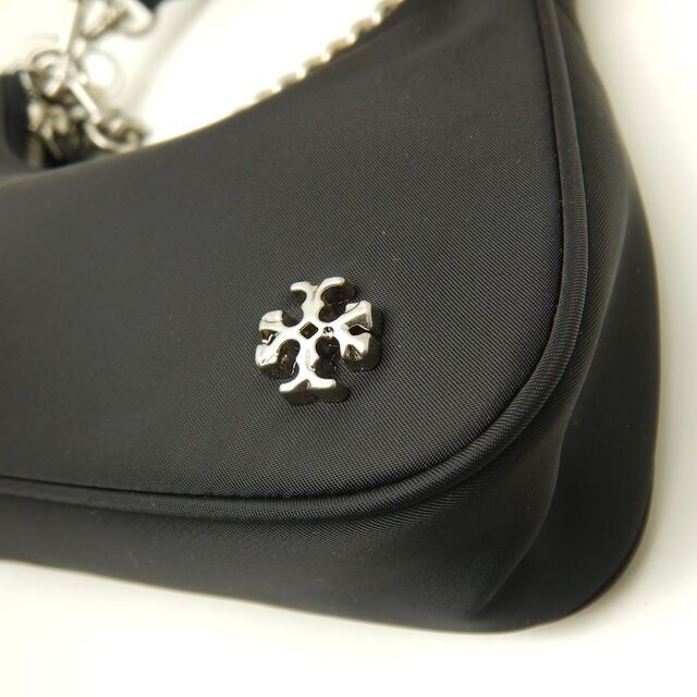 Tory Burch(トリーバーチ)のトリーバーチ Tory Burch マーサーナイロンスモール 88885 斜め掛けショルダーバッグ ナイロン ブラック / 151536 ☆未使用 レディースのバッグ(ショルダーバッグ)の商品写真