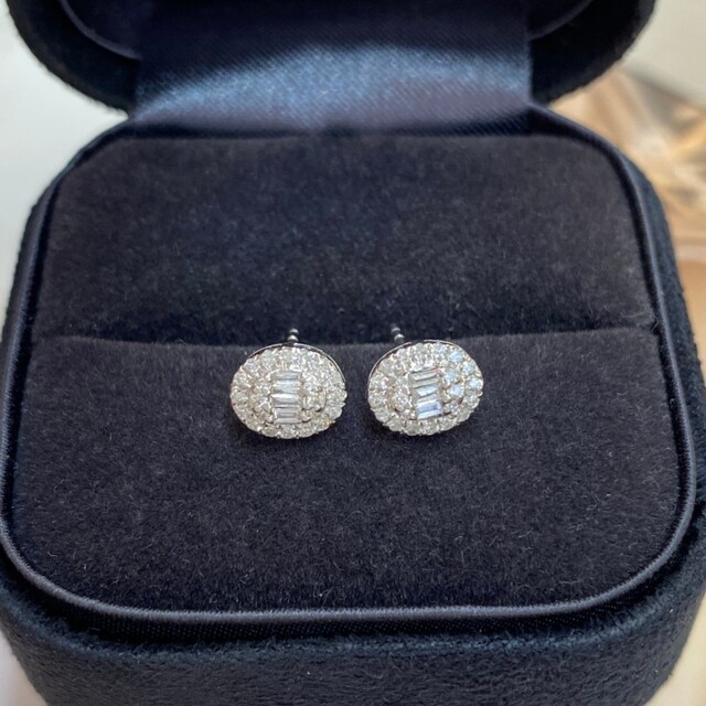 ピアス 天然ダイヤモンドピアス0.26ct k18 18360円 全国総量無料で