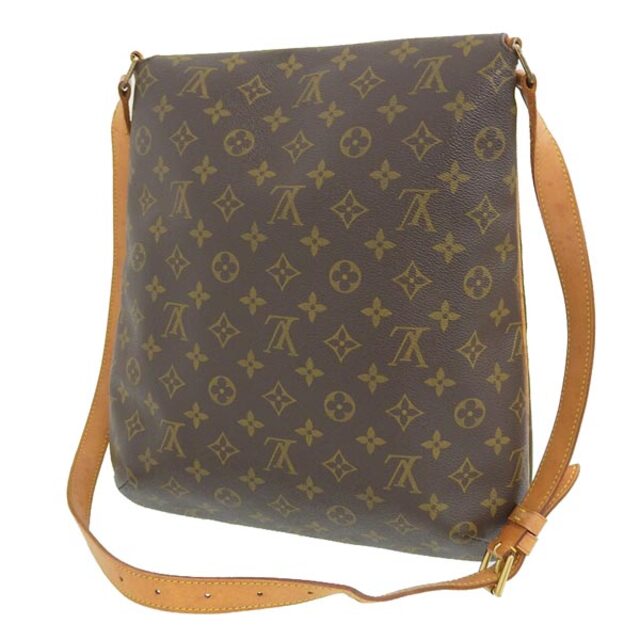 LOUIS VUITTON ルイヴィトン モノグラム ミュゼット ショルダーバッグ ブラウン PVC gy 1