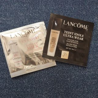 ランコム(LANCOME)のLANCOME  試供品  ファンデーション  日焼け止め用乳液(サンプル/トライアルキット)