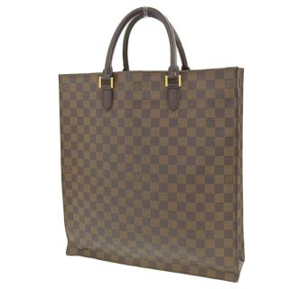 LOUIS VUITTON ルイヴィトン ダミエ サックプラ トートバッグ ブラウン PVC gy