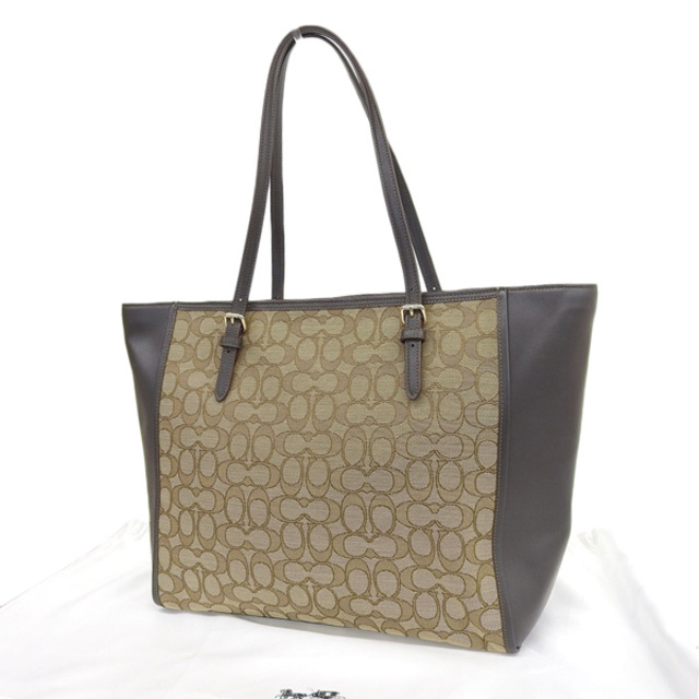COACH - 【中古】 COACH コーチ シグネチャー キャンバス トートバッグ