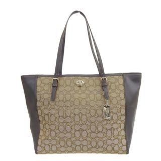 COACH - 【中古】 COACH コーチ シグネチャー キャンバス トートバッグ ...