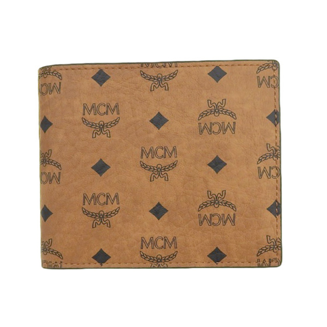 MCM   中古 MCM エムシーエム ヴィセトス 二つ折り 財布 茶