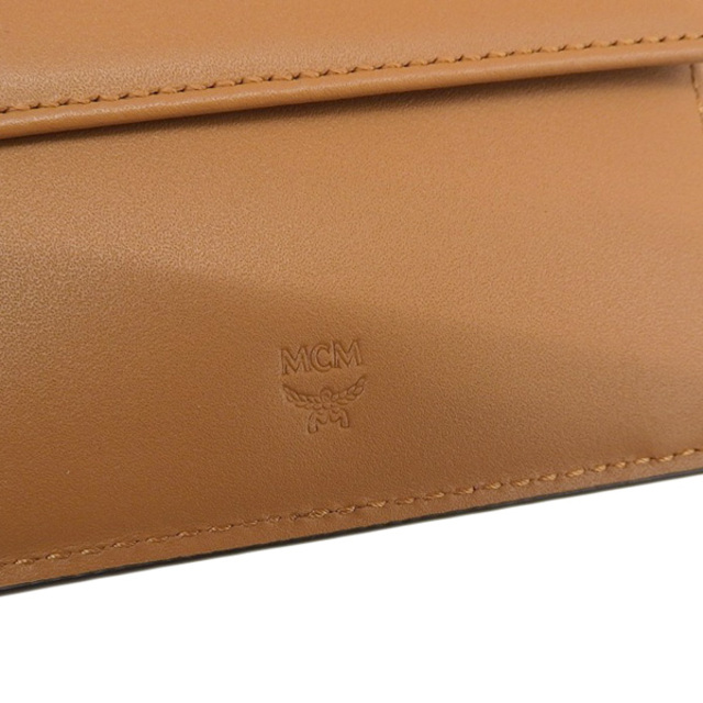 MCM - 【中古】 MCM エムシーエム ヴィセトス 二つ折り 財布 茶