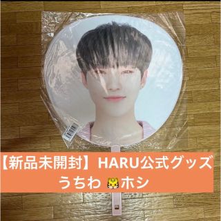 セブンティーン(SEVENTEEN)の【新品未開封】セブチ HARU 公式うちわ ホシ(アイドルグッズ)