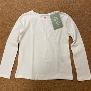 エイチアンドエム(H&M)のnon様専用⭐︎H&M 白Tシャツ　110(Tシャツ/カットソー)