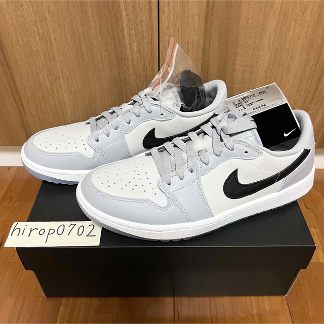 NIKE - AIR JORDAN 1 LOW ゴルフ エアジョーダン1 ウルフ グレー の