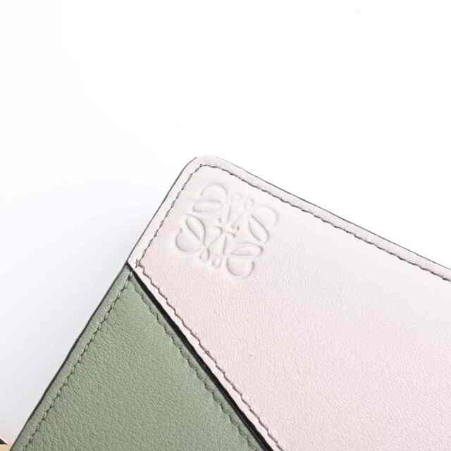 LOEWE - 【中古】 LOEWE ロエベ パズル コンパクトジップ 二つ折り財布