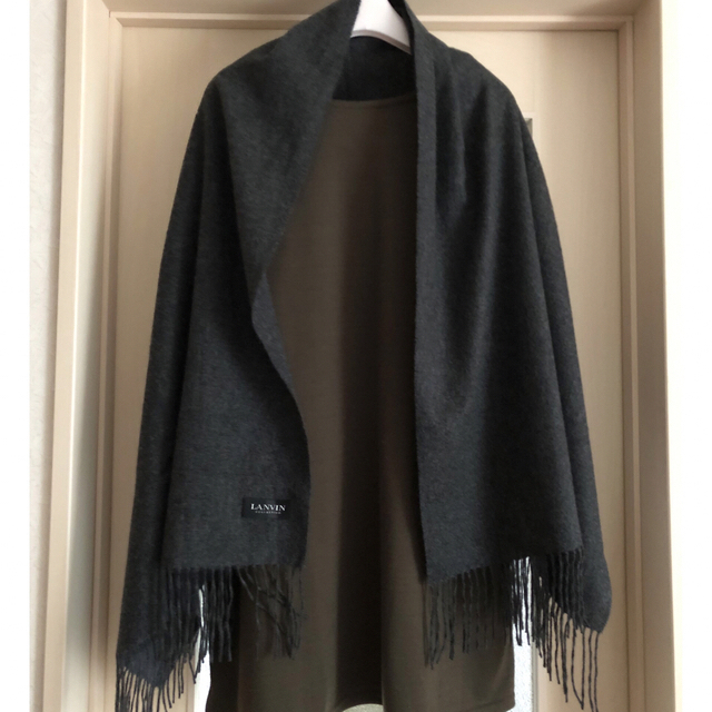 LANVIN - 訳あり カシミヤ 100% ランバンコレクション ストールの通販