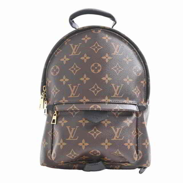 LOUIS VUITTON - 【中古】 LOUIS VUITTON ルイヴィトン モノグラム パームスプリングスPM バックパック リュックサック ブラウン PVC by