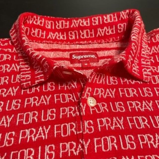 Supreme Pray For Us Jacquard Polo シュプリーム