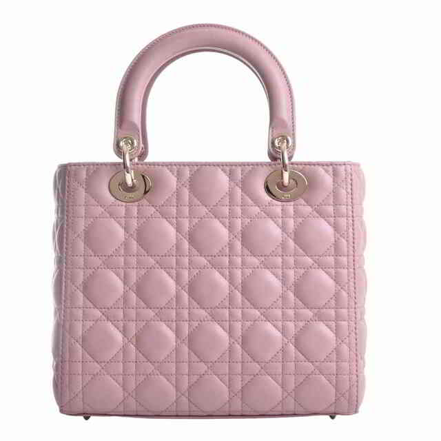 超美品　※レディディオール※ DIOR カナージュ ２way バッグ ピンク