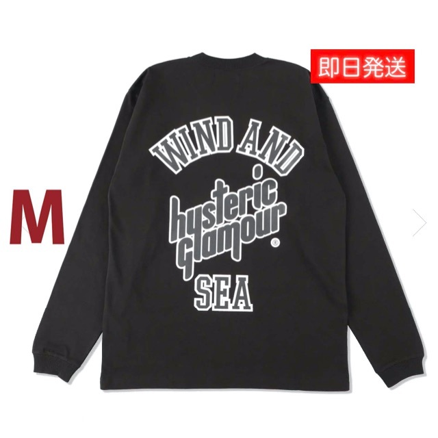 HYSTERIC GLAMOUR WDS L/S T SHIRT 黒L-