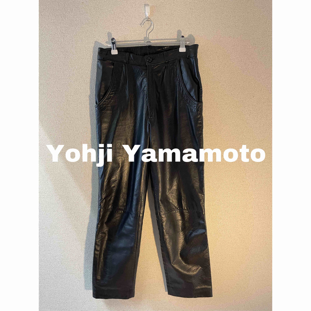 パンツYohji Yamamoto Y’s for men レザーパンツ