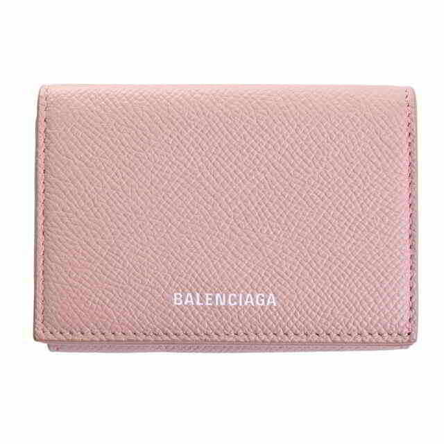 Balenciaga バレンシアガ ヴィル ミニウォレット 三つ折り財布 ピンク