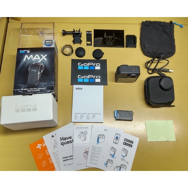 GoPro MAX フルセット 販売卸値 ビデオカメラ | sekolah-kesatuan.sch.id