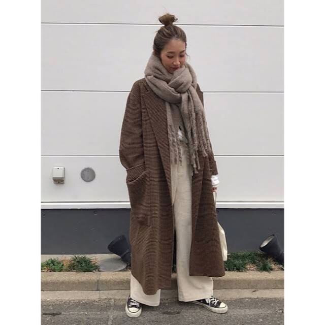早期予約・新じゃが 新品タグ付きTODAYFUL オーバーチェックコート