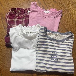 ブランシェス(Branshes)の中古　ロンT カットソー　140cm 4枚セット(Tシャツ/カットソー)