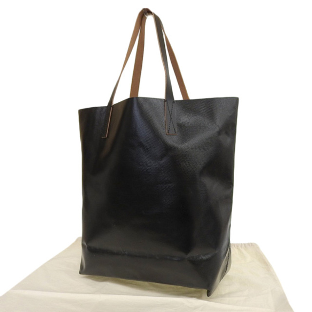 【中古】 MARNI マルニ トートバッグ ブラック PVC gy