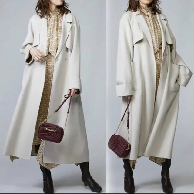 SNIDEL スナイデル 2020秋冬 うろこカシミアコート