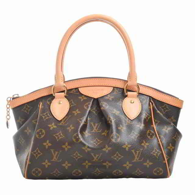 LOUIS VUITTON ルイヴィトン モノグラム ティボリPM ショルダーバッグ ブラウン PVC by