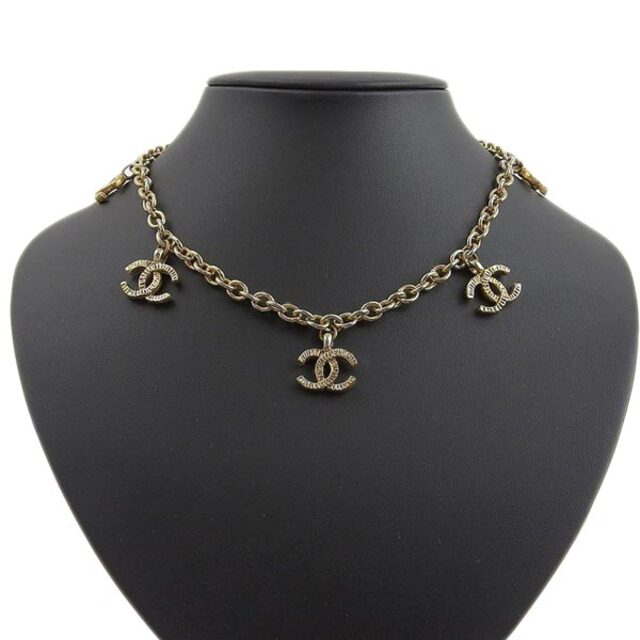 CHANEL - 【中古】 CHANEL シャネル ココマーク 5連 チェーン