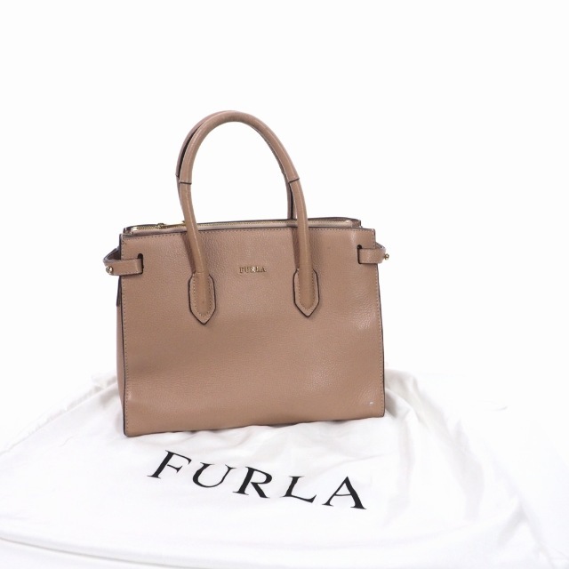 Furla - フルラ FURLA 2WAY ハンドバッグ トートバッグ ベージュ の