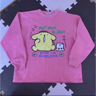 サンリオ(サンリオ)のサンリオ　ポムポムプリン　トレーナー　ピンク　130(Tシャツ/カットソー)