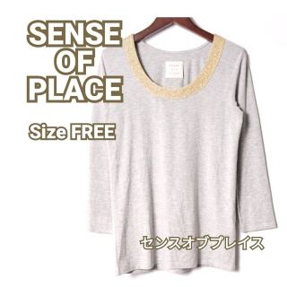 センスオブプレイスバイアーバンリサーチ(SENSE OF PLACE by URBAN RESEARCH)のSENSE OF PLACE　センスオブプレイス　カットソー　Tシャツ　フリー(カットソー(長袖/七分))