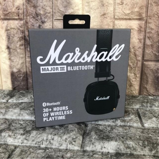 Marshall MAJOR III BLUETOOTH ブラック スマホ/家電/カメラのオーディオ機器(ヘッドフォン/イヤフォン)の商品写真