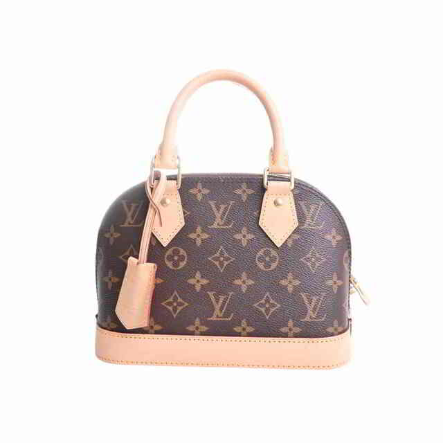 LOUIS VUITTON ルイヴィトン モノグラム アルマBB 2WAY ショルダーバッグ ブラウン PVC byモノグラム型番