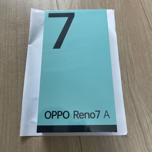 OPPO(オッポ)のOPPO Reno7 A ドリームブルー 新品未使用　SIMフリー スマホ/家電/カメラのスマートフォン/携帯電話(スマートフォン本体)の商品写真