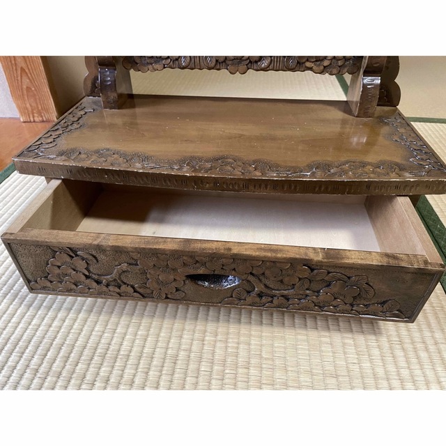 軽井沢彫 姿見 シバザキ 20万円 鏡台9 www.anac-mali.org